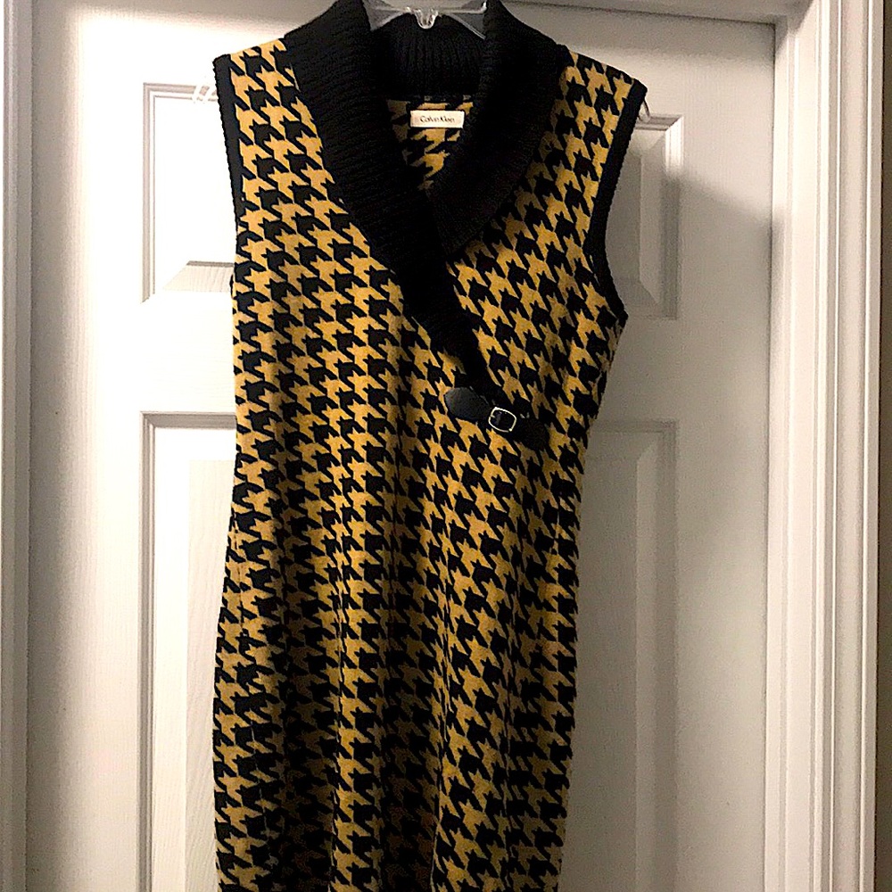 Calvin Klein sleeveless dress.